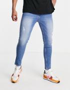 Aeropostale Super Skinny Fit Jeans-blues