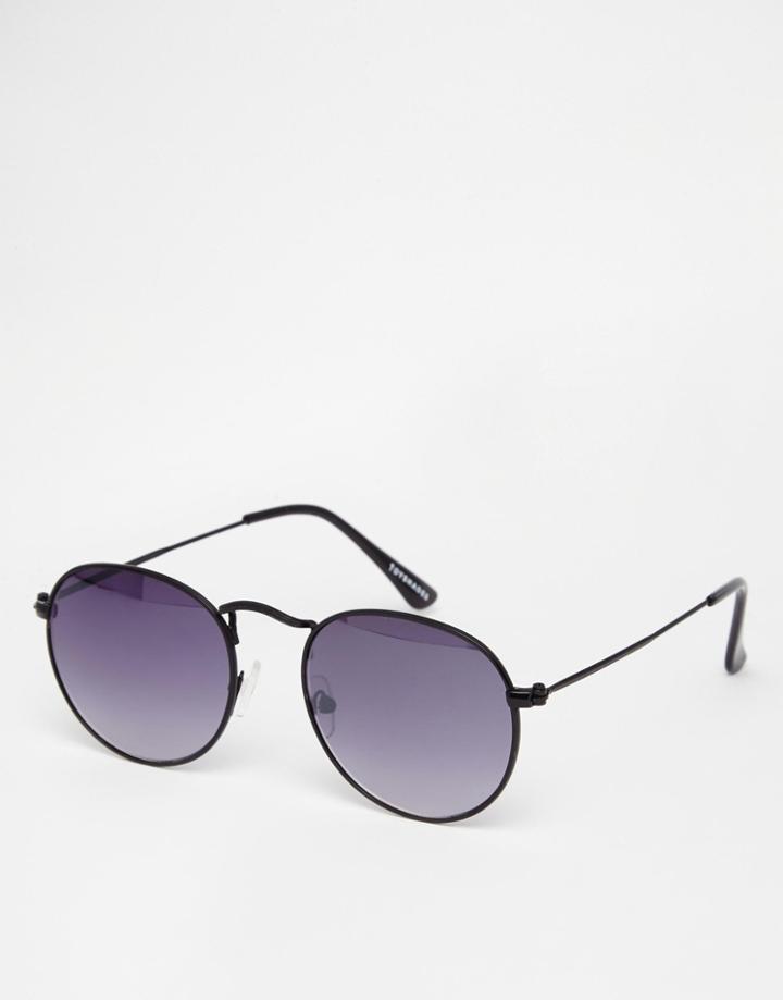 Toyshades Zephyr Round Sunglasses - Black