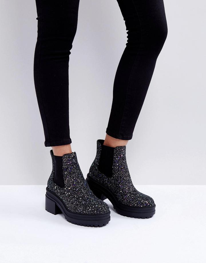 Asos Rapidly Chunky Chelsea Boots - Multi