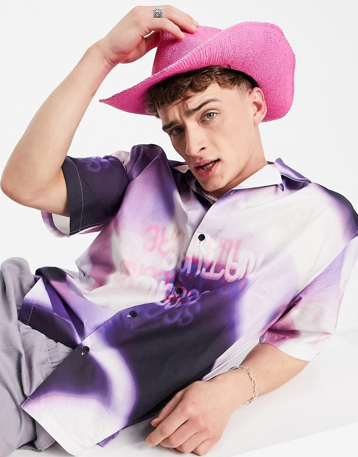 Asos Design Straw Cowboy Hat In Pink