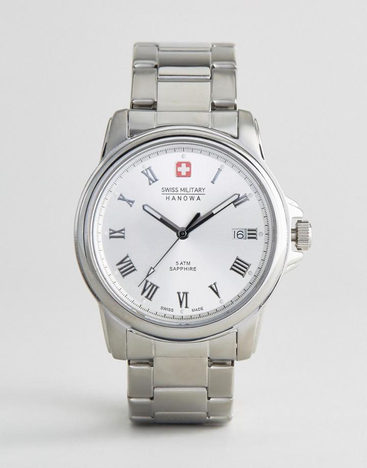 Swiss Military Hanoa Watch - Silver