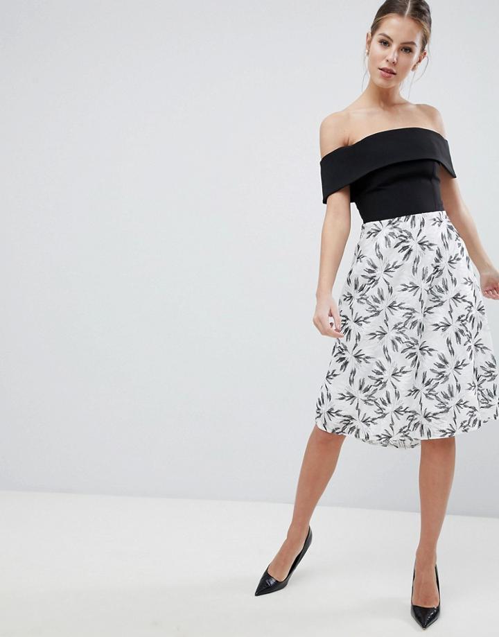 Vesper 2-in-1 Printed Skater Dress - Multi