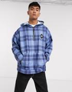 Vintage Supply Check Hoodie In Blue-blues