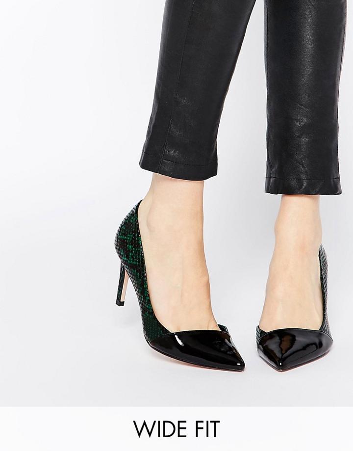 Asos Santa Cruz Wide Fit Pointed Heels - Multi
