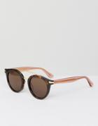 Tommy Hilfiger Th1517/s Round Sunglasses In Pink - Pink