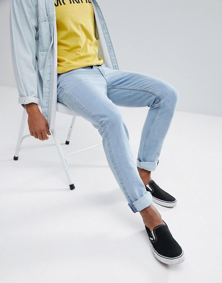 Cheap Monday Sonic Slim Jeans Anti Blue - Blue