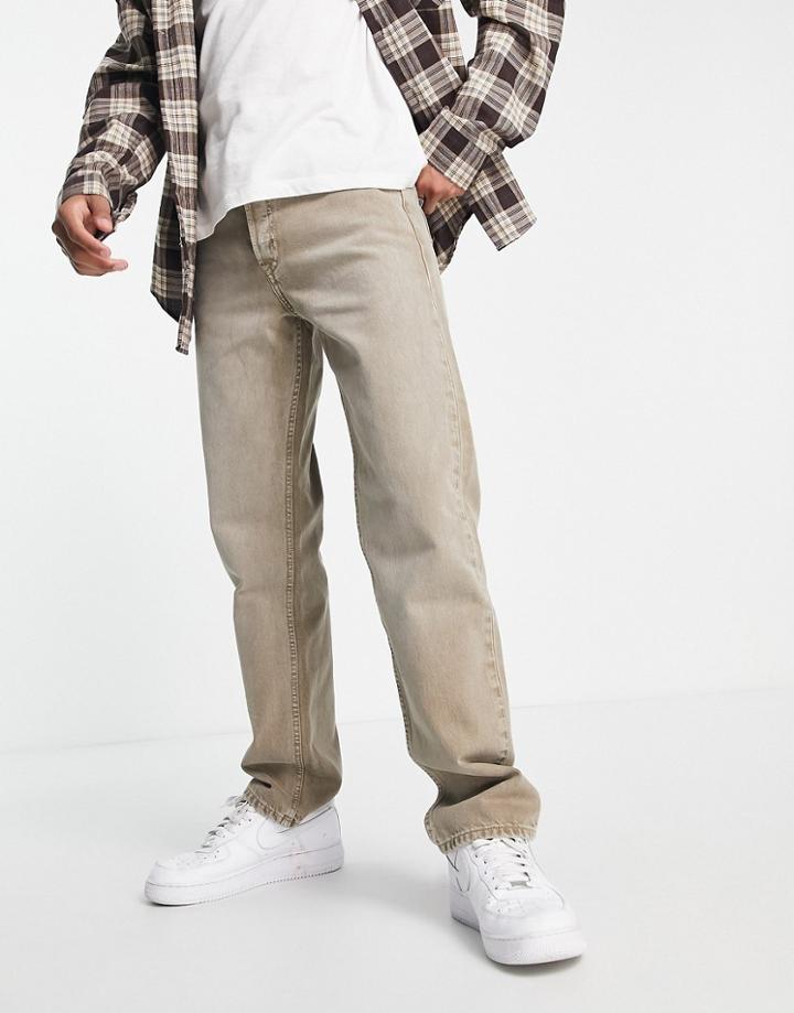 Dr Denim Dash Straight Fit Jeans In Stone-neutral