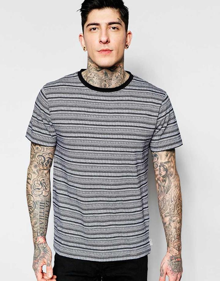 Bellfield Jacquard T-shirt - Black