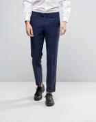 Harry Brown Donegal Wool Blend Suit Pants - Navy