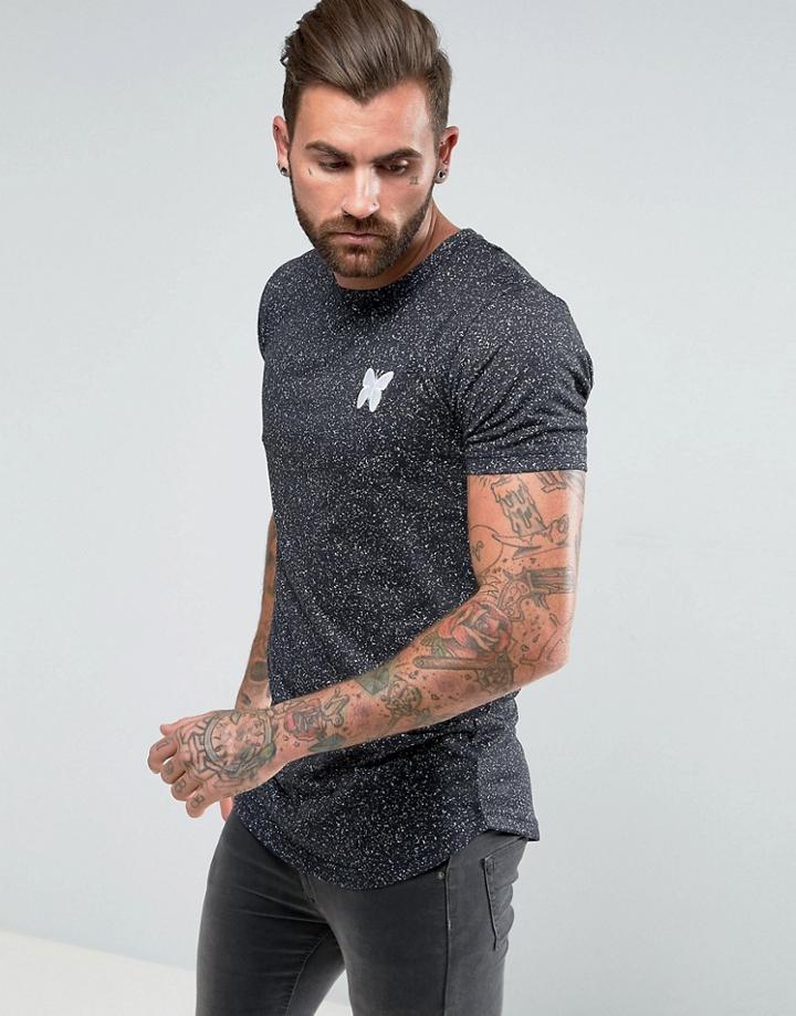 Good For Nothing Muscle T-shirt In Khaki Speckle - Green