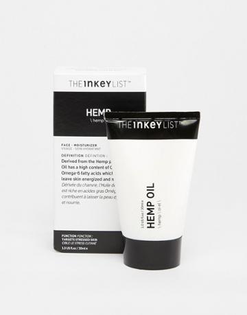 The Inkey List Face Hemp Oil With Green Tea Extract - Clear