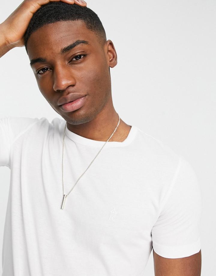 French Connection Crew Neck T-shirt In White