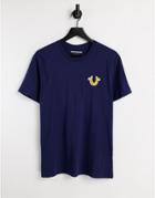 True Religion Buddha Logo Crew Neck T-shirt-navy