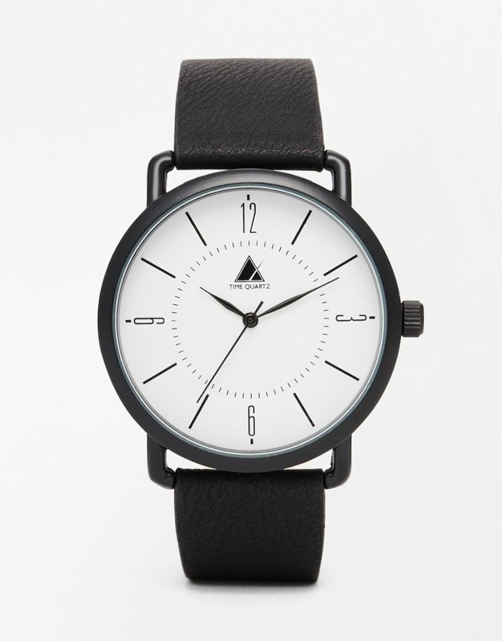 Asos Watch In Monochrome - Black