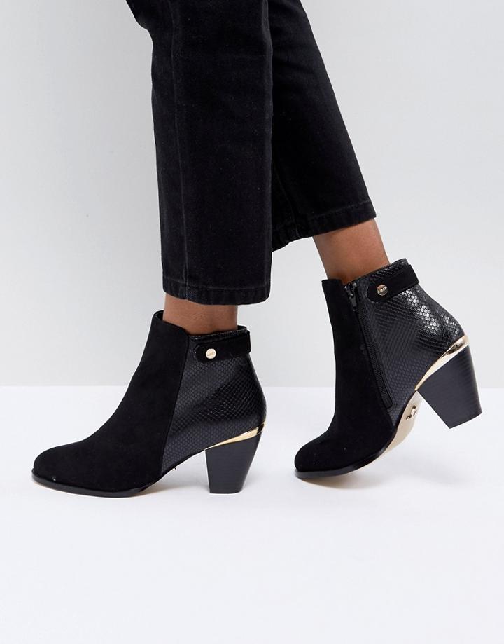 Lipsy Stud Detail Boot - Black