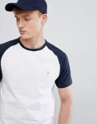 Farah Zemlak Slim Fit Reglan Sleeve T-shirt In Navy
