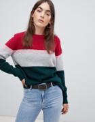 B.young Stripe Sweater-multi