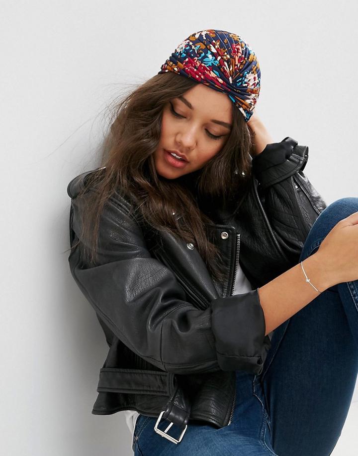 Asos Jersey Turban Hat - Multi
