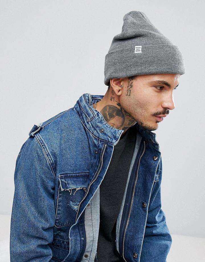 Herschel Supply Co Frankfurt Cuffed Beanie - Gray