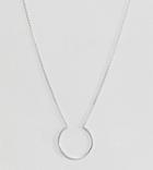Kingsley Ryan Sterling Silver Circle Necklace - Silver