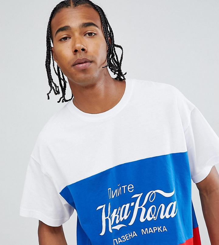 Reclaimed Vintage Inspired Coca-cola Russia T-shirt - Black