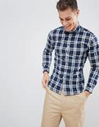 Jack And Jones Check Shirt - Navy