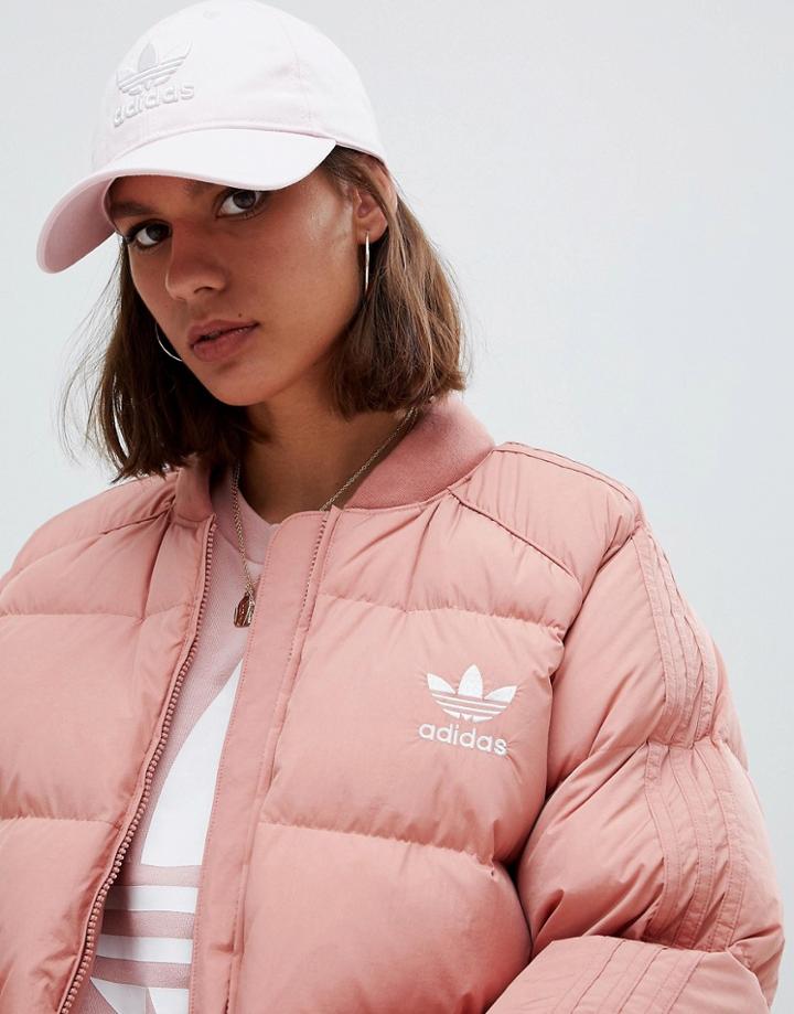 Adidas Originals Logo Cap In Pink - Pink