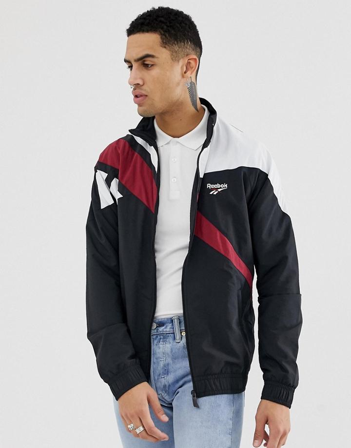 Reebok Vector Track Jacket In Black