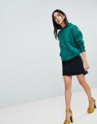 New Look Denim Mom Skirt - Black