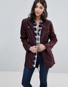 Brave Soul Rave Plain Trench - Red