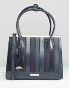 Dune Denver Contrast Panel Tote Bag - Navy