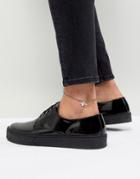 Asos Design Anklet With Origami Cheetah - Silver