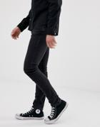 Nudie Jeans Co Skinny Lin Skinny Fit Jeans In Black Stone Power