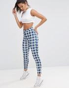 Asos Stretch Skinny Trousers In Check - Multi