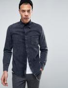 Cheap Monday Rude Denim Shirt - Black