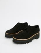 Park Lane Chunky Lace Up Shoes - Black