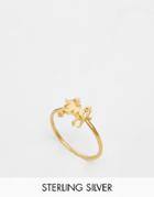Dogeared Gold Plated Life Is Magical Unicorn Ring - Gold
