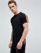 D-struct Side Taped T-shirt - Black