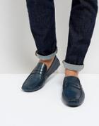 Tommy Hilfiger Leather Loafers - Blue