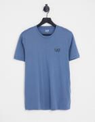 Armani Ea7 Core Id Logo T-shirt In Blue