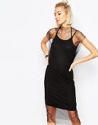 Cheap Monday Mesmerize Sheer Dress - Black