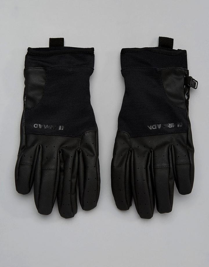Armada Throttle Fleece Mix Gloves In Black - Black