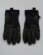 Armada Throttle Fleece Mix Gloves In Black - Black