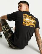 Dickies Animal Box Back Print T-shirt In Black