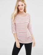 Vero Moda Nana 3/4 Batwing Top - Red