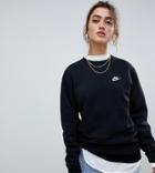 Nike Black Club Crew Neck Sweatshirt