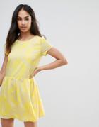 Frnch Paisley Dress - Yellow