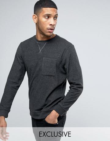 Brooklyn Supply Co Toweling Sweatshirt - Gray