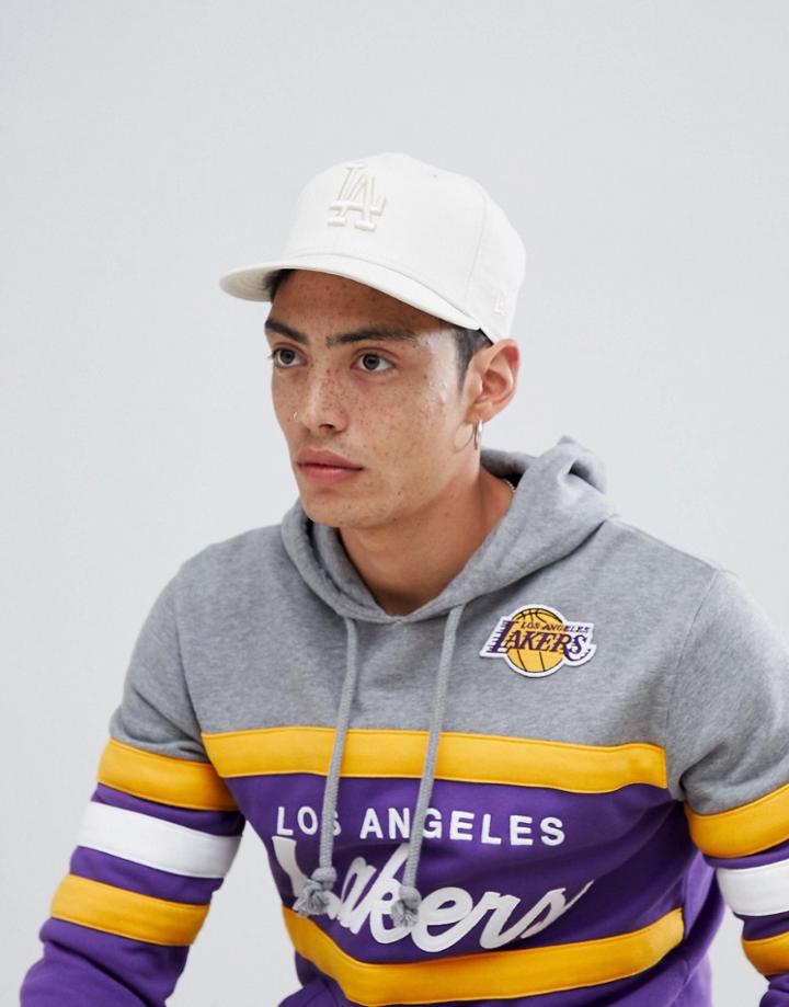 New Era 9fifty Snapback Cap La Dodgers - Beige