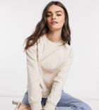 Mango Sweatshirt In Beige-neutral